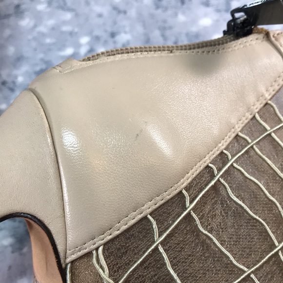 🌟BCBG Max Azria Gamma Dress 7.5M (EUR37.5) Soy Chai 4.5” Heels, 100% Leather🌟 - Picture 13 of 15